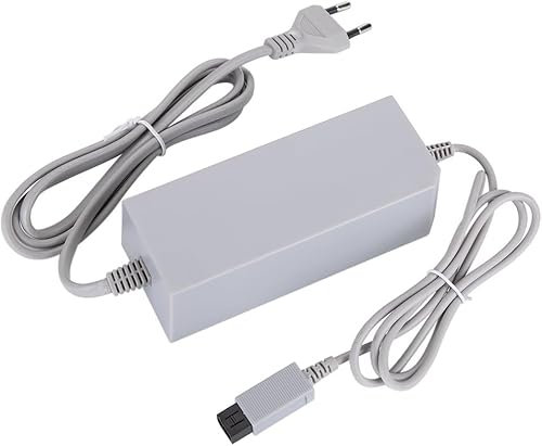 Chargeur pour Wii, Câble Adaptateur d'alimentation pour Nintendo Wii, 110-240V(EU)