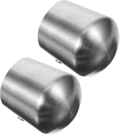 KITANDOVE 2stücke Handlauf Endkappen Rostfreie Lochstopfen Für Treppen Und Geländer Schutzkappen Für Rohre Einfache Installation Langlebig Und