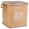 Alexandra House Living Sgabello Marrone Metallo Corda Legno di Abete 36 x 36 x 39 cm