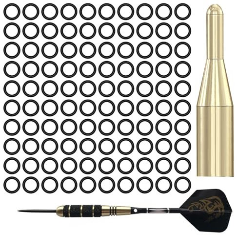 Gummiringe für Darts, O-Ringe für Darts – 100 Stück rutschfeste O-Ringe für Dart-Schaft | Dart-Schaft-OVerbessern Sie Ihr Dartspiel mit O-Ringen für Darts. Das au-Ringe Werkzeug Dart-Schaft-Dichtungen