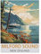 Milford Sound New Zealand Vintage-Reiseposter，1000 Stück Erwachsene Papier Landschaft Puzzles Für Kinder Lernspielzeug Geschenke（38x26cm）-AH84