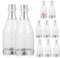 Glixoft 10 Pcs Champagne Candy Bottle Mini Champagne Candy Box, Plastic Clear Candy Box Champagne Bottle Shaped Box for Wedding Bridal Shower, Baby Shower, Christmas