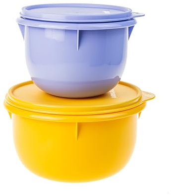 Generisch TW Peng Rührschüssel Set Schüssel 1,1 l Flieder + 1,9 l Orange