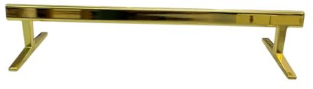 Pro Fingerboard Rail, Metal mini Finger Skateboard Rail for Your ramps and Park, 8.1 x 2.7 x 1.5 inches -The Best Obstacles for fingerboarding,Color (Gold)