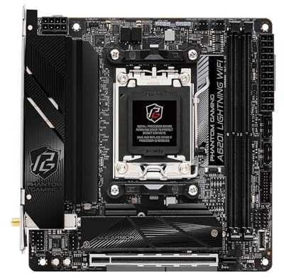 Scheda madre Fit For ASROCK A620I Fulmine WiFi Mini-ITX Presa scheda madre AM5 A620 DDR5 128GB M.2 supporto Ryzen 5 7400F Ryzen 7 7700 cpu