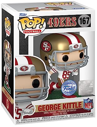Funko Pop! NFL: 49ers - George Kittle - Vinyl-Sammelfigur - Geschenkidee - Offizielle Handelswaren - Spielzeug Für Kinder und Erwachsene - Sports Fans - Modellfigur Für Sammler und Display