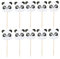 BESTOYARD Kuchen Topper Panda Bär Form Kuchendeckel Kuchendekoration Baby Duschen Geburtstag Hochzeit Party Zubehör 12 Stück