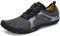 SAGUARO Barfußschuhe Damen Herren Zehenschuhe Traillaufschuhe Weich Bequem Barfussschuhe Fitnessschuhe Männer Frauen Trainingsschuhe für Joggen Laufen Wandern, Crow Black, 38 EU