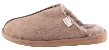 Shepherd of Sweden - Hugo Lammfell-Hausschuhe - Herren - 100 % Echtes Lammfell - Schlupfmodell - Bequem - Weich und warm - Größe 43