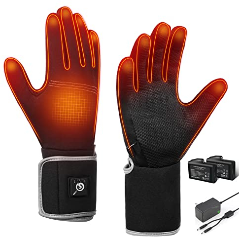 BARCHI HEAT Laufhandschuhe Herren Damen, Kühlung Vollfinger Ice Silk Arbeitshandschuhe mit Palm Anti-Rutsch Sonnenschutz zum Radfahren Wandern Fahren Outdoor Sport。