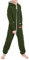 Basisstoff Yuppie Kinder Jumpsuit Jungen Mädchen Overall Olivgrün Gr. 146-152