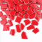 BTMIEY Unregelmäßige Keramik-Mosaikfliesen, 500 g, 2–4 cm, Mosaiksteine für DIY-Mosaikherstellung, Handwerk, Hobby, Kunst, Heimwanddekoration, Rot