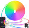 Lamomo Néon Ruban LED RGB 5M, 12V avec Contrôle Bluetooth APP Dimmable, Synchronisation de Musique, Flexible Etanche IP65 Silicone Bande Lumineuse Néon Lumière pour Chambre, Salon, Fête Décoration