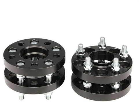 QUIOLE Spurplatten Spurverbreiterung 4Pcs Für Ford Für Mondeo Für Focus MK2 MK3 Für RS Für ST 20mm Bolt-On Spurverbreiterungen 5x10 8 63,4 Rad Spacer Distanzscheiben Spurverbreiterungen