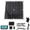 Pompa per Fontana Solare, Fontana a Pannello Solare Pompa per Acqua Ad Energia Solare Kit Pannello Solare Pompa per Acqua Solare con Scatola Batteria Controller di