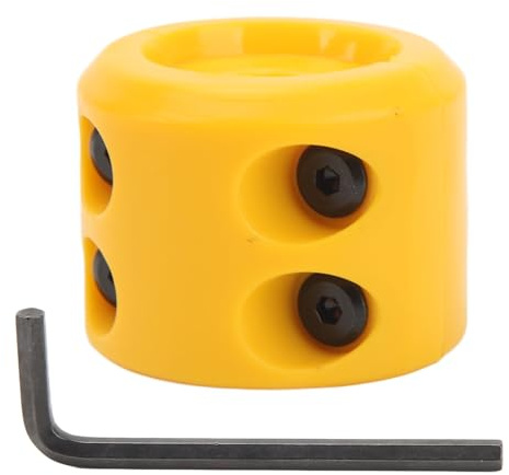 EIMSOAH Seilwinden-Hakenstopper, Gummi-Windenhaken-Stopper mit Sechskantschlüssel, Seilwinden-Stopper aus Gummi, Robuster Seilhaken für ATV, UTV, SUV, ORV, LKW (Yellow)