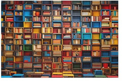 Regale Puzzle Für Erwachsene,1000-teiliges Puzzle,Puzzle Für Erwachsene Und Kinder,Holzpuzzle,Lernspielzeug, （75×50cm）