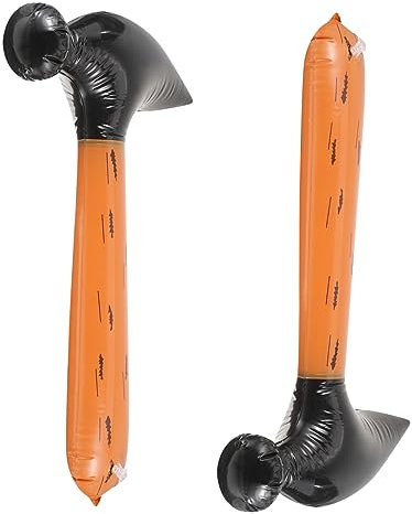 VICASKY 2 Piezas Martillo Inflable Juguete apretón para niños Mango Grande Martillo niños Juguetes PVC Material