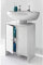Fantastic Modern White Under Sink Bathroom Storage Cabinet Cupboard Vanity Unit Undersink Space-saving Addition To Your Home.W48 x H60 x D30cm (Approx.) - White