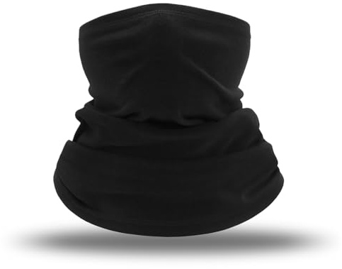 Toumett Black Neck Snood,Neck Warmer Snood for Men & Women,Windproof Thermal Gaiter/Scarf,Face Cover Scarf,for Skiing Motorcycle Running Cycling Outdoor Sports