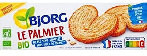 Bjorg Le palmier au sucre de canne blond - Le paquet de 100g