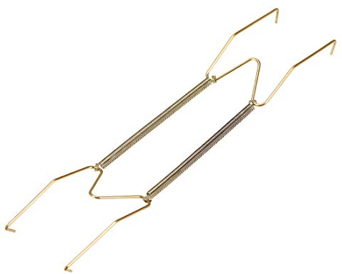 sourcing map Plate Hanger, Zinc Plated Invisible Wall Decorative Hooks with Tip Protectors 12-inch (W-Type)