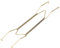 sourcing map Cintre pour assiette, crochets décoratifs muraux invisibles plaqués zinc avec protections de pointes 30,5 cm (type W)