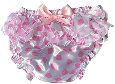 Haian ABDL Slip-on plastbyxor av PVC och satin