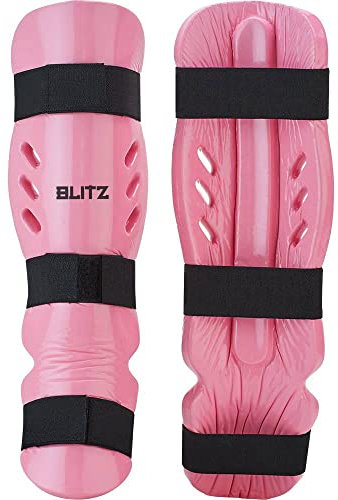 Blitz Protège-Tibias et Cou-de-Pied en Mousse trempée Unisexe Rose XXS
