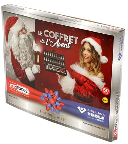 KS TOOLS 999.8887 Adventskalender - 50 Teile