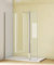 Acezanble Walk in Dusche 100x200cm Duschabtrennung Seitenwand Duschwand mit Flipper Panel
