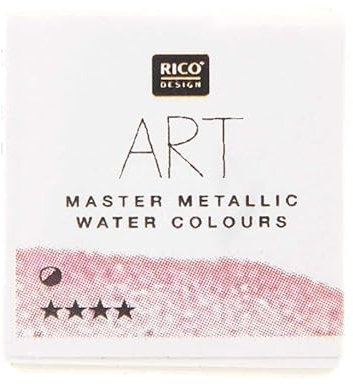 Peinture Aquarelle métallique 1/2 Godet - Rose pâle