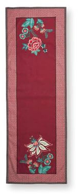 PIP STUDIO Flower Festival Tischläufer Dark pink 50 x 150 cm