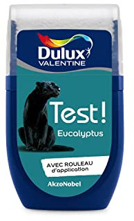 Dulux Valentine Peinture Testeur Crème de Couleur - Murs et Boiseries - Mat - Couleur Eucalyptus 30 ml