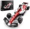Technik F1 Auto für Alfa Romeo F1 Team Orlen C42 2022, 1:8 Groß F1 Auto Modellbausatz, 2306 Teile MOC Klemmbausteine F1 Auto Bausatz, Kompatibel mit Alfa Romeo Technik Auto