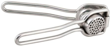 PRETYZOOM Knoblauch Presse Werkzeug Knoblauch Cutter Knoblauch Rocker Metall Knoblauch Presse Zwiebel Knoblauch Fleischwolf Knoblauch Squeezer Mini Knoblauchschneider Stahl Baby