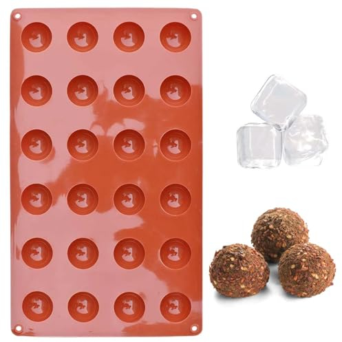 KZIYKW Confezione da 1 Stampi in Silicone, Stampo Semisfera Silicone, Silicone Semisfera Vassoio, Stampi a Mezza Sfera Silicone, Stampi Semisfera per Fare Cioccolato, Torta, Gelatina, Mousse a Cupola