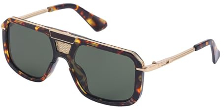 MUTYNE Luxuriöse quadratische Sonnenbrille für Herren, Steampunk, modische Sonnenbrille, Damen, Vintage-Retro-Brille, G07, Einheitsgröße