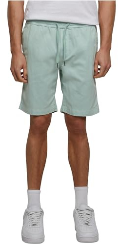 Urban Classics Herren Shorts Stretch Twill Joggshorts, Chino Joggshorts für Männer, Regular Fit, Baumwolle, L, frostmint