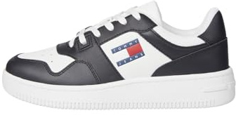 Tommy Jeans Damen Chunky Sole Sneaker Schuhe, Schwarz (Black), 38
