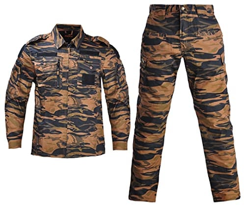 Army Military Airsoft Taktische Uniform Camouflage Battlefield Anzug Airsoft Jagdbekleidung Multicam Tiger pattern XXL