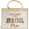 kleinebuchstaben Schulkind Tasche 2024, Waldtiere Bär, Eule Fuchs Igel, Geschenk Einschulung, Schultüte, personalisierte Jutetasche, Einschulungsgeschenk