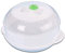 Vapores de microondas, vaporizador de vegetales de microondas con tapa transparente, vapores de arroz de microondas PP de grado alimenticio con mango para vapores de vaporizadores