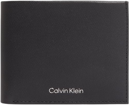 Calvin Klein Herren Geldbeutel Must Billfold aus Leder, Schwarz (Black), Einheitsgröße