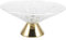 Cabilock Frutero con Pie Elegante Plato de Vidrio para Servir Aperitivos para Guardar Postres Decorativos Apto para El Hogar