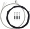 4 Pcs Bike Brake Cable Kit, Road Bike & Universal Standard Bicycle Brake Cable, Professional Bicycle Brake line for Mountain MTB, with 2.5M Brake Cable Housing & Crimps Accessories 2M
