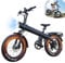 HX Electric Bike for Adult,20 Handlebar Folding Electric Bicycle with LCD Display,48V/20Ah Fast Charge Removable Battery,Front Shock Absorber,7 Speed Gears&55-65KM Range,3 Modes All-Terrain Ebike