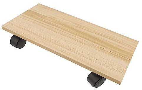 OSALADI Adjustable Base for Washer Wooden Pc Tower Stand Plastic Wheels for Desk Mid Tower Pc Case