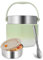 Ezvsevuo Termo Comida Caliente 1200ml, Termo para Comida Acero Inoxidable, Fiambrera Térmica con Cuchara Plegable, Termo de Comida para Adultos y Niños (Verde)