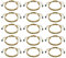 OPIURVY 15 braccialetti di corda colorati, set di braccialetti dell'amicizia bohémien regolabili, perfetti come regalo premuroso per bambini e adolescenti.(E)